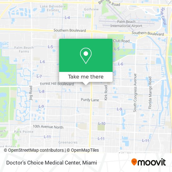 Mapa de Doctor's Choice Medical Center