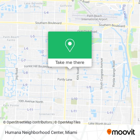 Humana Neighborhood Center map