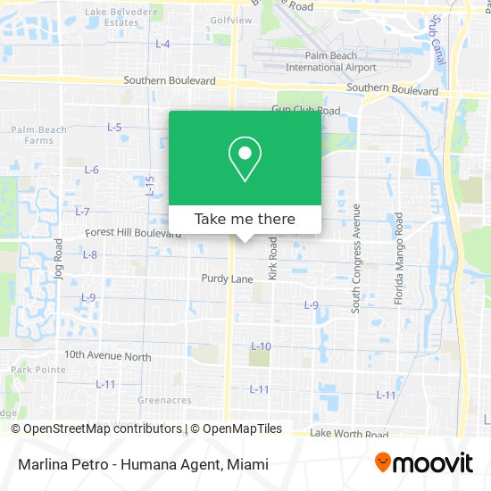 Marlina Petro - Humana Agent map