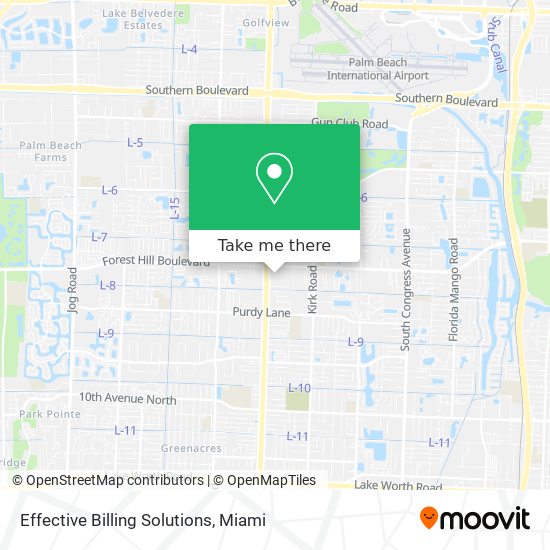 Effective Billing Solutions map