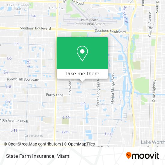 Mapa de State Farm Insurance