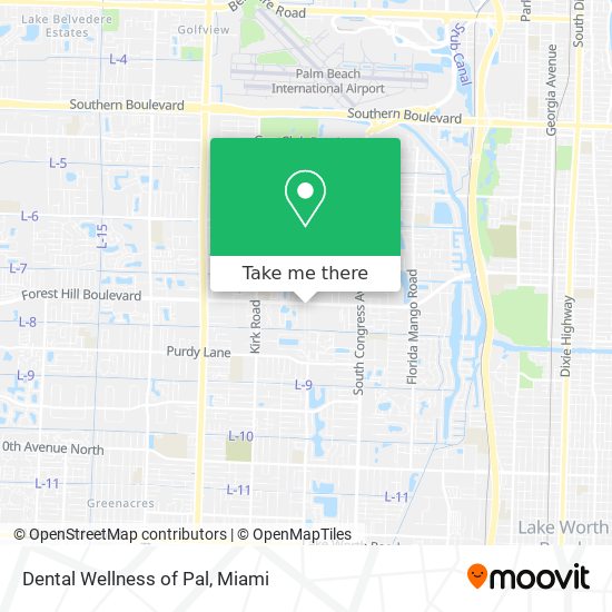 Dental Wellness of Pal map