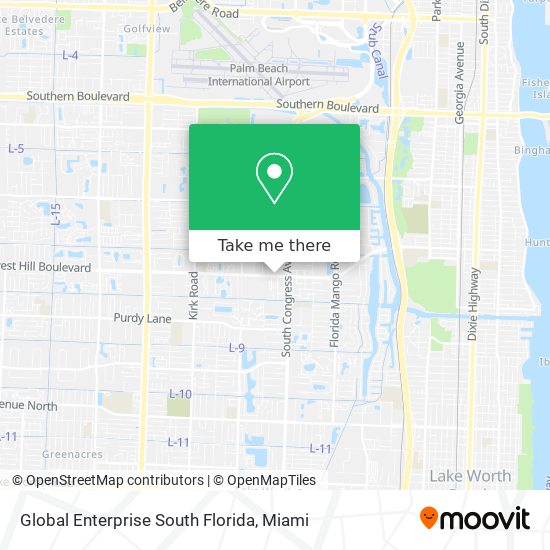 Mapa de Global Enterprise South Florida