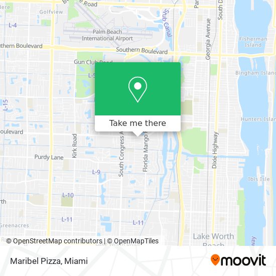 Maribel Pizza map