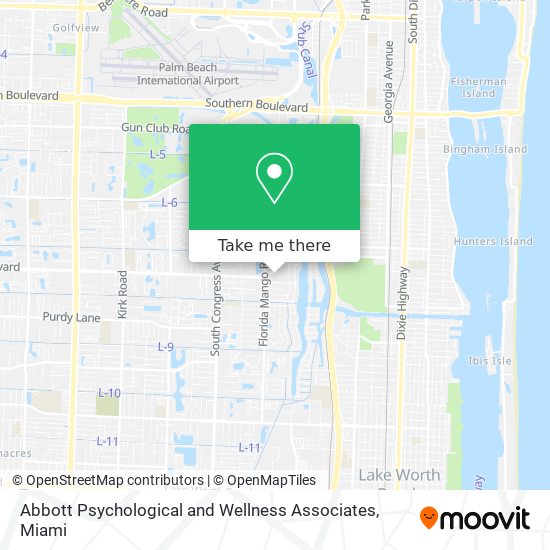 Abbott Psychological and Wellness Associates map