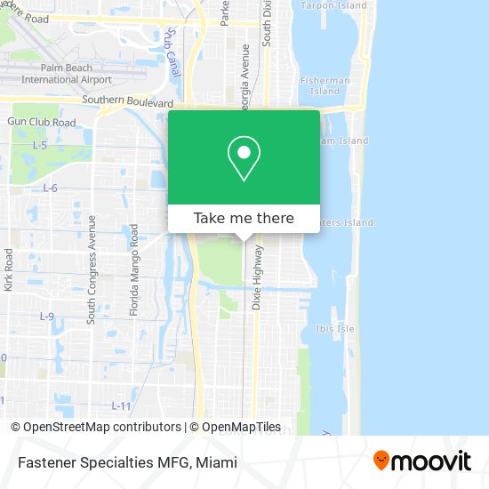 Fastener Specialties MFG map