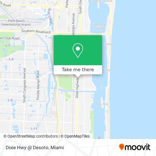 Dixie Hwy @ Desoto map