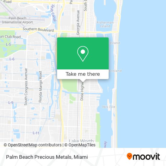 Palm Beach Precious Metals map