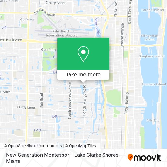 Mapa de New Generation Montessori - Lake Clarke Shores