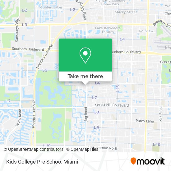 Kids College Pre Schoo map