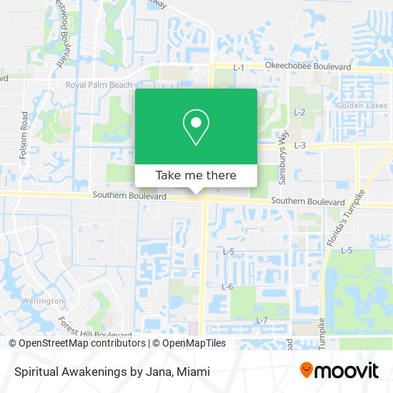 Spiritual Awakenings by Jana map