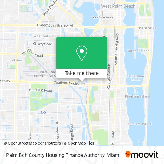 Mapa de Palm Bch County Housing Finance Authority