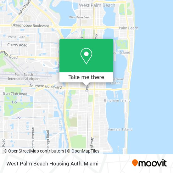 West Palm Beach Housing Auth map