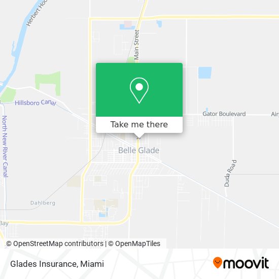 Mapa de Glades Insurance