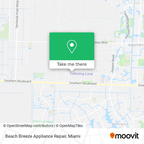 Mapa de Beach Breeze Appliance Repair