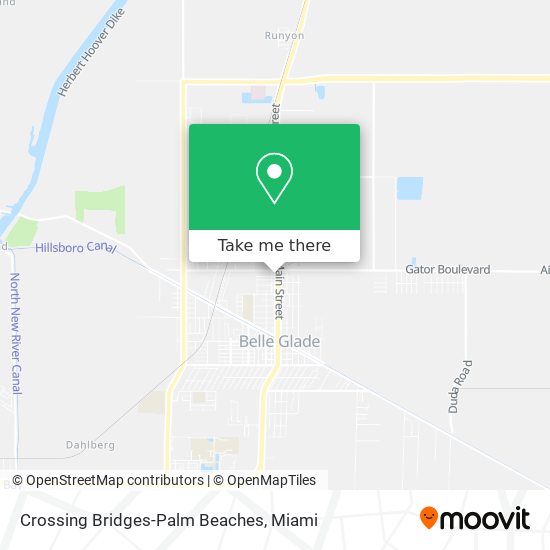 Mapa de Crossing Bridges-Palm Beaches