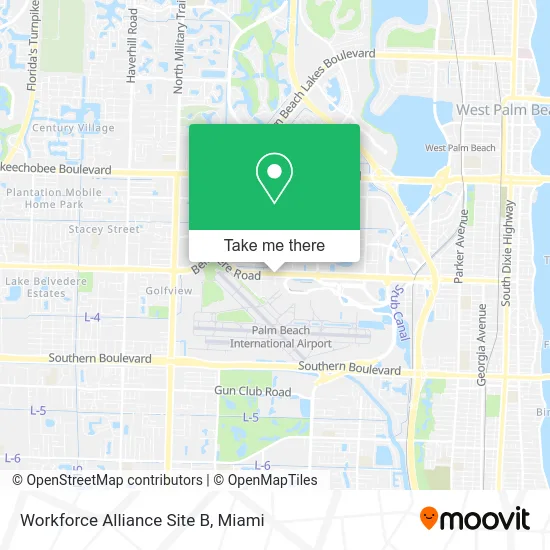 Workforce Alliance Site B map