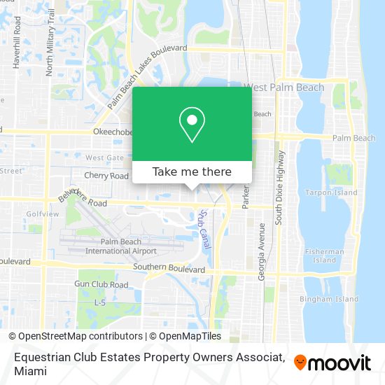 Equestrian Club Estates Property Owners Associat map