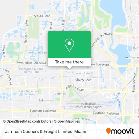 Jamrush Couriers & Freight Limited map