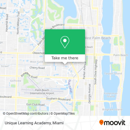 Unique Learning Academy map