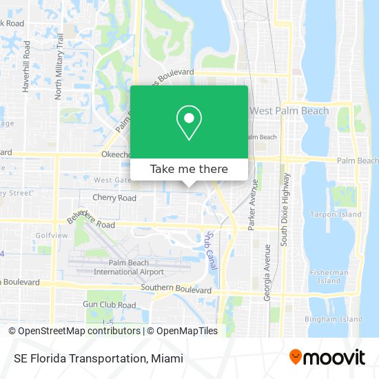 Mapa de SE Florida Transportation