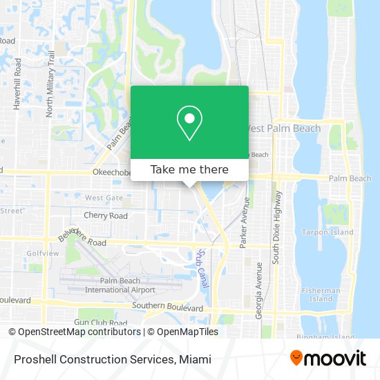 Proshell Construction Services map