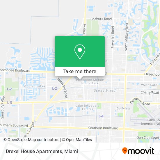 Drexel House Apartments map