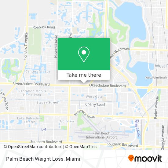 Palm Beach Weight Loss map