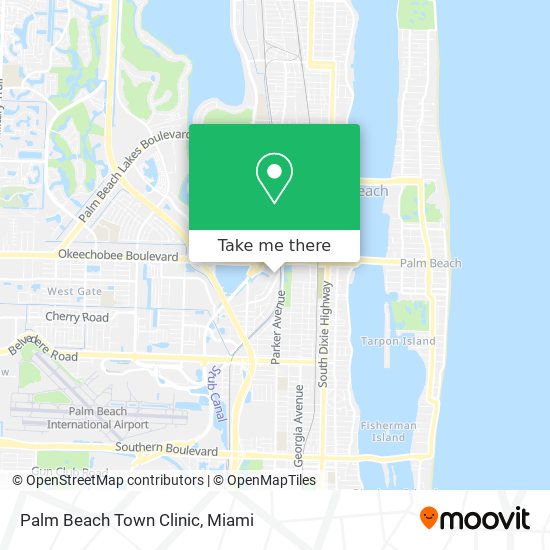 Mapa de Palm Beach Town Clinic