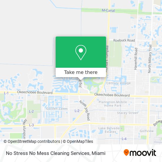 Mapa de No Stress No Mess Cleaning Services