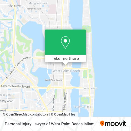 Mapa de Personal Injury Lawyer of West Palm Beach