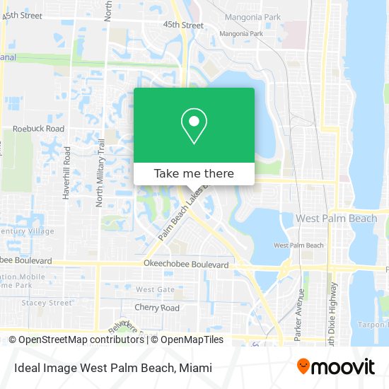 Mapa de Ideal Image West Palm Beach