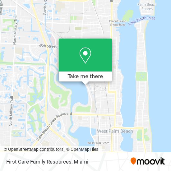 First Care Family Resources map