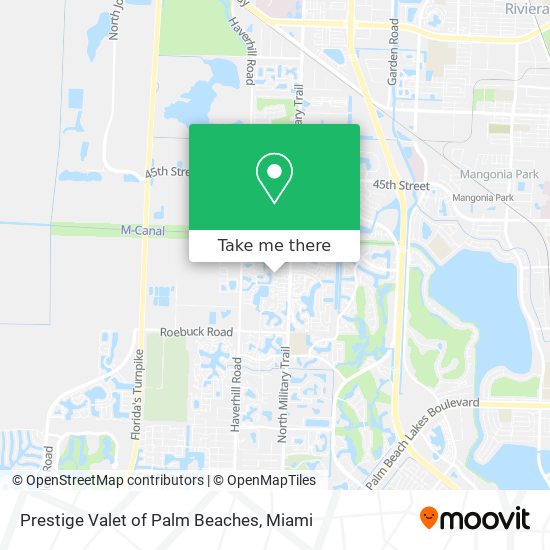 Mapa de Prestige Valet of Palm Beaches