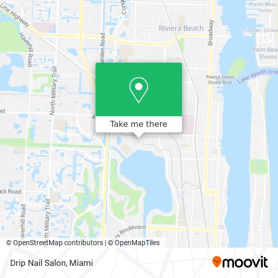 Drip Nail Salon map