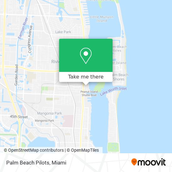 Palm Beach Pilots map