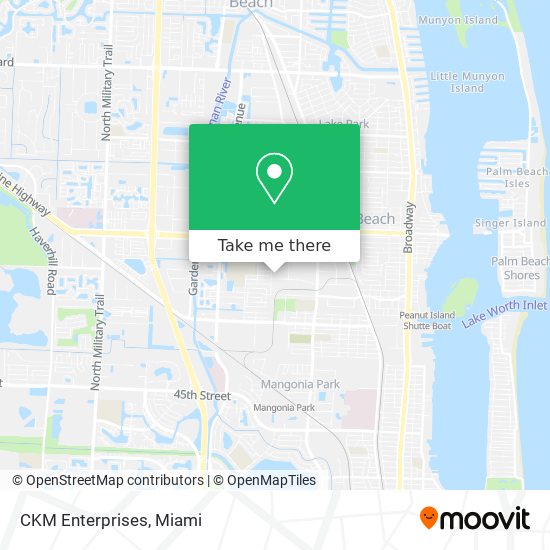 CKM Enterprises map