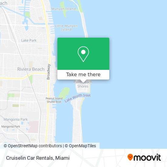 Cruiselin Car Rentals map