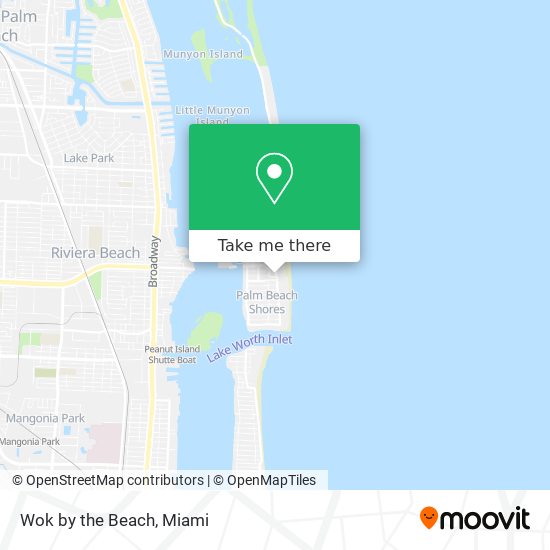 Wok by the Beach map