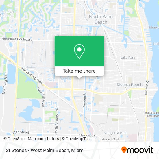 Mapa de St Stones - West Palm Beach