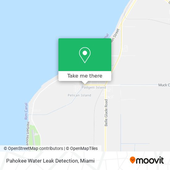 Mapa de Pahokee Water Leak Detection