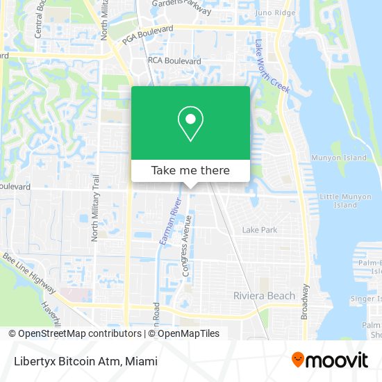 Libertyx Bitcoin Atm map