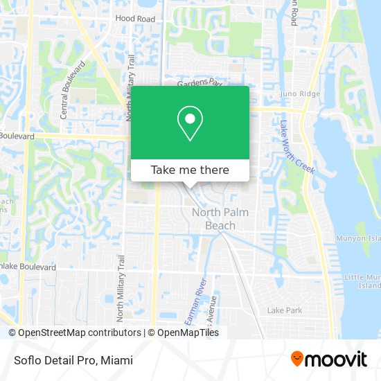 Soflo Detail Pro map