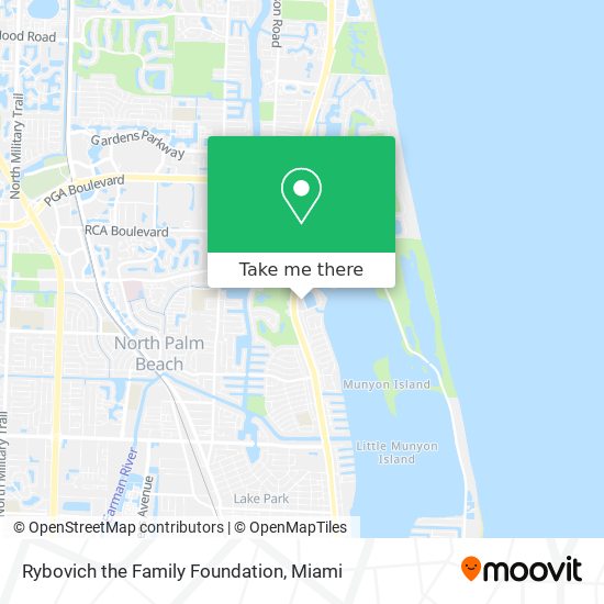 Rybovich the Family Foundation map