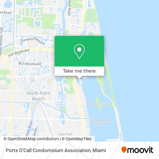 Mapa de Ports O'Call Condominium Association