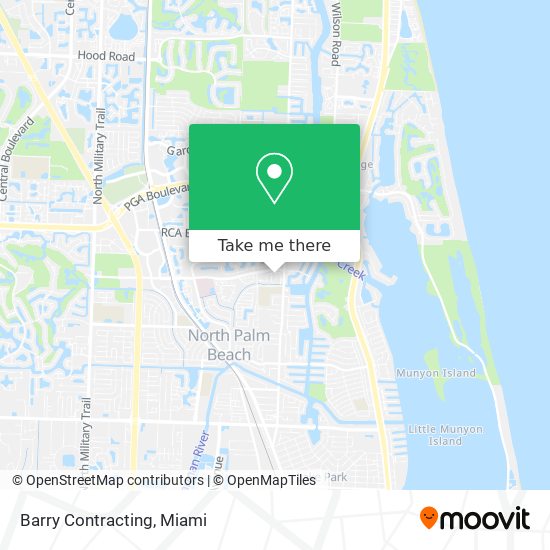 Barry Contracting map