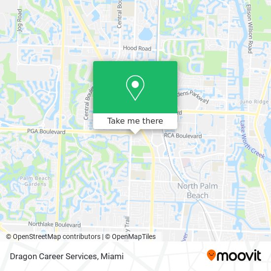 Dragon Career Services map