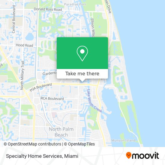 Specialty Home Services map