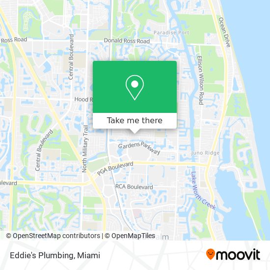 Eddie's Plumbing map