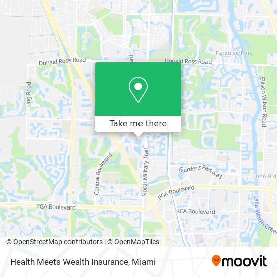Health Meets Wealth Insurance map